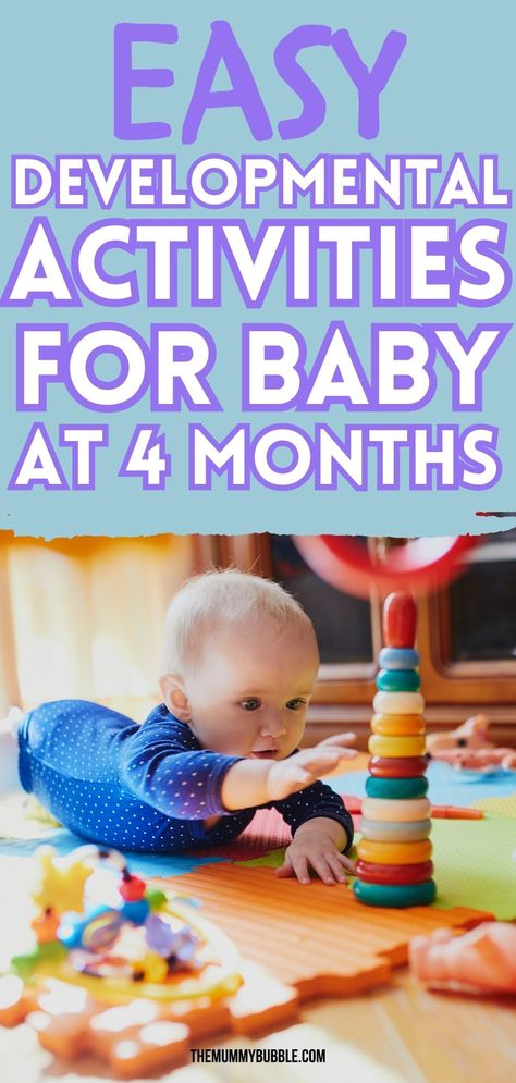 4 Month Baby Activities, 4 Month Old Baby Activities, Developmental Activities, Indoor Toddler Activity, Baby Development Activities, 4 Month Old Baby, 4 Month Baby, 9 Month Old Baby, 3 Month Old Baby