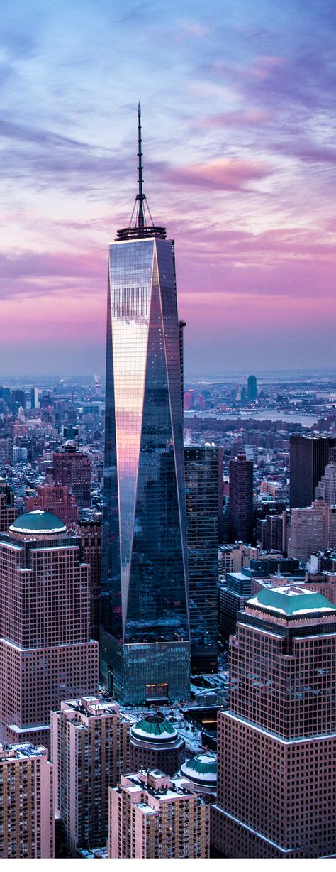 One World Trade Center -New York | US New York Wallpaper, York Wallpaper, One World Trade Center, New York City Travel, Trade Centre, Twin Towers, City Wallpaper, Trade Center, City Photography