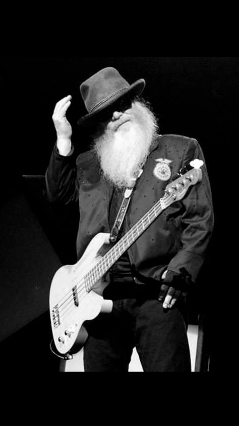 DUSTY HILL Zz Top, Cool Face, July 28, Bass, Musician, Music