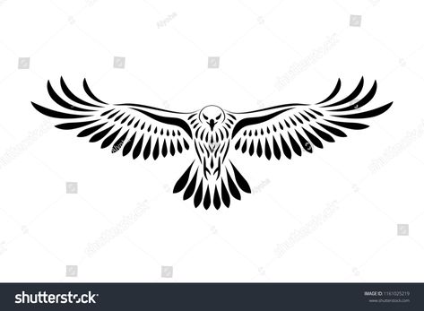 Eagle Outline Tattoo, Hawk Drawing Simple, Eagle Outline, Bird Of Prey Tattoo, Hawk Pictures, Hawk Tattoo, Knuckle Tattoos, Native American Paintings, Eagle Tattoo