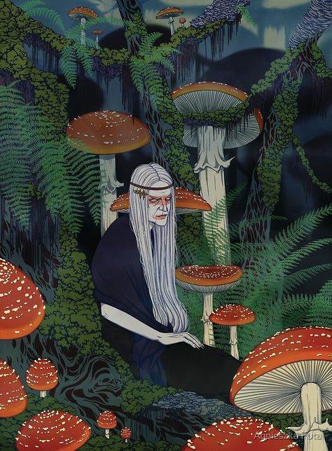 Baba Jaga, Slavic Mythology, Slavic Folklore, Arte Indie, Soyut Sanat Tabloları, Baba Yaga, Fairytale Art, Witch Art, Mushroom Art