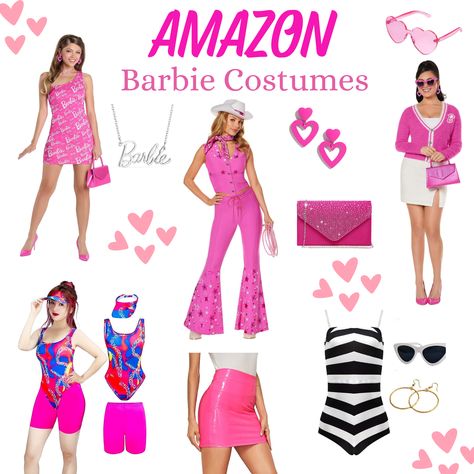 Halloween Costumes Cowgirl, The New Barbie Movie, Barbie Costumes, Barbie Halloween Costume, Barbie Halloween, New Barbie, Pink Costume, Barbie Costume, Barbie Movie