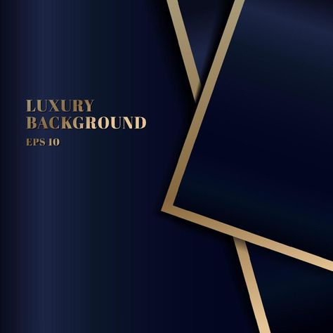 Abstract template dark blue luxury premium background Dark Blue Branding Design, Dark Blue Website Design, Blue And Gold Mood Board, Blue And Gold Website, Purple Logo Design, Coaching Branding, Gold Website, Premium Background, Blue Website