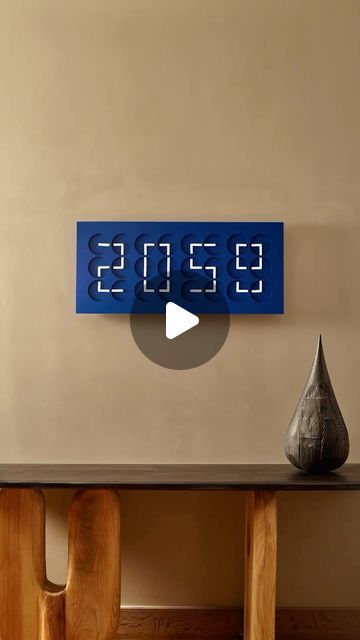 Humans since 1982 on Instagram: "ClockClock 24 ‘Dada Blue’ - our new and exciting collaboration with @kitkempdesignthread .
Both a kinetic sculpture and a functioning wall clock, embodying analogue and digital elements - it is a mesmerising ode to the passing of time. Discover more via link in bio →

#formfollowsfascination #kineticart #humanssince1982 #kitkempdesign" Humans Since 1982, Passing Of Time, Wall Clock Digital, Clock Digital, Kinetic Art, Kinetic Sculpture, Digital Elements, Link In Bio, Wall Clock