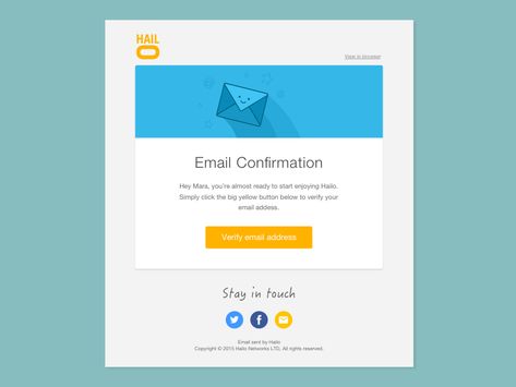 A sneaky peaky of my email redesign project at Hailo. Congratulations Email, Confirmation Email Template, Html Email Templates, Mail Template, Learn Computer Science, Modern Home Interior, Email Template Design, Cute Mobile Wallpapers, Email Design Inspiration