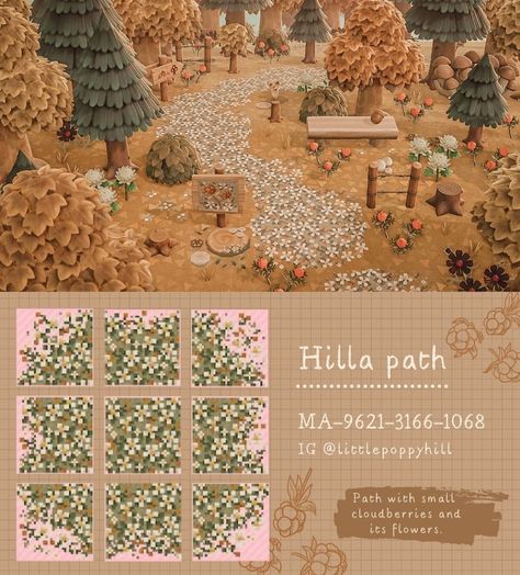 Cottage Core Animal Crossing, Acnh Path, Cottagecore Animal Crossing, Acnh Paths, Motif Acnl, Acnh Cottagecore, Acnh Design, Acnh Codes, Animal Crossing Wild World