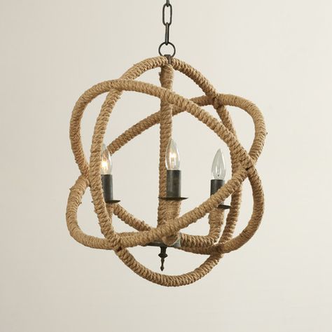 Found it at Wayfair.ca - Corsair 4 Light Foyer Pendant Beach Chandelier, Nautical Chandelier, Seashell Chandelier, Coastal Chandelier, Rope Chandelier, Beachfront Decor, Shell Chandelier, Coastal Lighting, Nautical Lighting