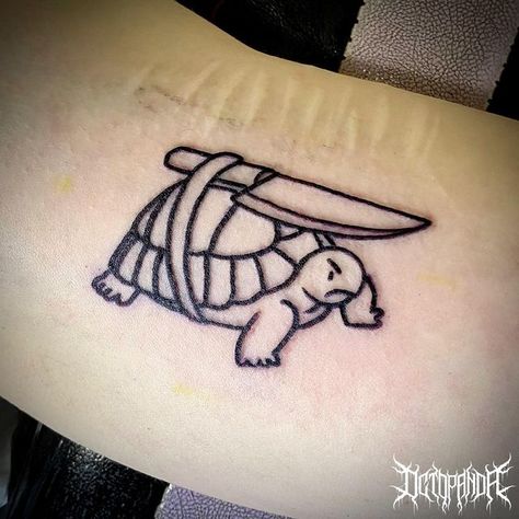 Clever Tattoos For Guys, Funny Small Tattoos For Guys, Small Funny Tattoo Ideas, Winding Tattoo, Small Tattoos Funny, Fancy Tattoo Design, Bizarre Tattoos, Weird Tattoo Ideas, Small Funny Tattoos