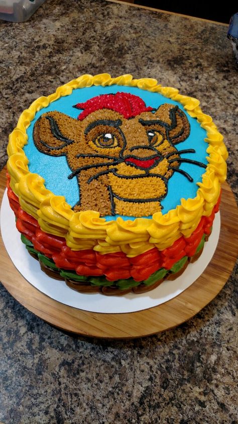 Lion Guard Cupcakes, Lion Guard Birthday Party Ideas, Lion Guard Cake, Lion King Cupcakes, Lion Guard Birthday Party, Lion Guard Birthday, Cake Design Tutorial, Mickey Mouse Bday, Lion King Party