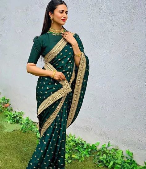 Divyanka Tripathi is an Indian actress and Model, She was born on 14th December 1984 at Bhopal, Madhya Pradesh,India. First time she starting herworking debueas a Host in All India Radio. Small Puff Sleeve Blouse Indian, Puff Sleeve Blouse Indian, Small Puff Sleeve, Best Designer Sarees, Designer Bridal Lehenga Choli, Divyanka Tripathi, Blouse Indian, Indian Party Wear, Indian Saree Blouses Designs