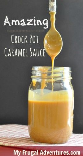 Amazing Crock Pot Caramel Sauce.  So easy and so delicious!  This is a perfect holiday gift idea! Crockpot Caramel Sauce For Apples, Crock Pot Caramel, Crockpot Caramel, Caramel Cups, Cruzan Rum, Rum Cakes, Homemade Sweetened Condensed Milk, Easy Caramel, Caramel Buttercream