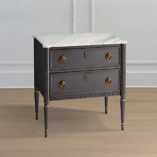 French Farmhouse Nightstand, Dark Grey Nightstand, Frontgate Etienne Dresser, Nightstand Marble Top, 30” Tall Nightstand, Arhaus Nightstand, Gustavian Nightstand, Parisian Nightstand, Grey Nightstand Bedroom