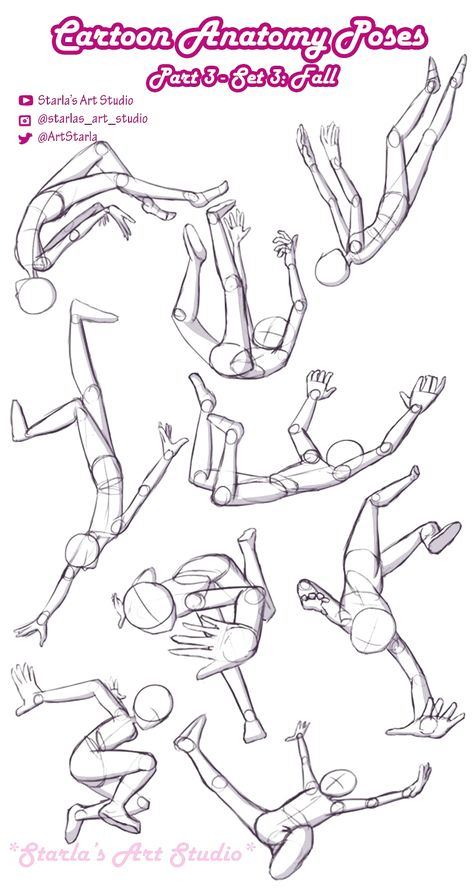 Falling Heres a reference page to draw falling poses. This pin can be Cartoon Poses, People Drawings, Drawing Body Poses, Seni Dan Kraf, Character Sketches, Drawing Cartoon, Art Cartoon, Character Poses, Cartoon Drawing