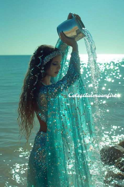 Aquarius Water Bearer, Aquarius Aesthetic, Sign Photography, Aquarius Zodiac Sign, Aquarius Season, Aquarius Woman, Water Bearer, Shoot The Moon, Moon Photos