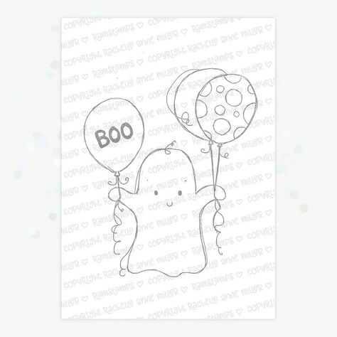 Post by @hartwildcards I have a super cute and super quick Halloween card for you today. I used the adorable @ramstamps “Cute Ghost”, colored it with Copics and fuzzy cut it out. I then popped it up on craft foam and placed it over one of the digital papers from the Happy Halloween digital paper pack. Done! #ramstamps #digitalstamp #digitalpaper #halloween #halloweenfun #quickcard #cascard #balloon #boo #trickortreat #copiccoloring #hartwildcards #kartenbasteln #kartenliebe #papirkram #pap... Anne Miller, Stamp Png, Holding Balloons, Bulletin Journal, Vellum Cards, Bulletin Journal Ideas, Halloween Card, Copic Coloring, Halloween Digital