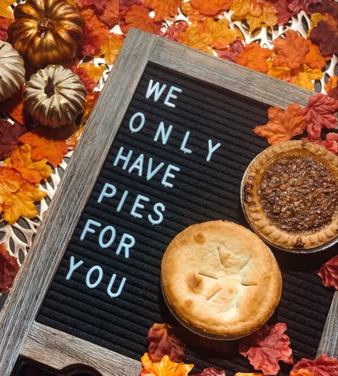 Sweet As Pie Party, Pie Eating Contest Ideas, Thanksgiving Resident Event Ideas, Pie Bar Display, November Resident Event Ideas, November Resident Events, Pie Party Decorations, November Event Ideas, Pumpkin Pie Birthday