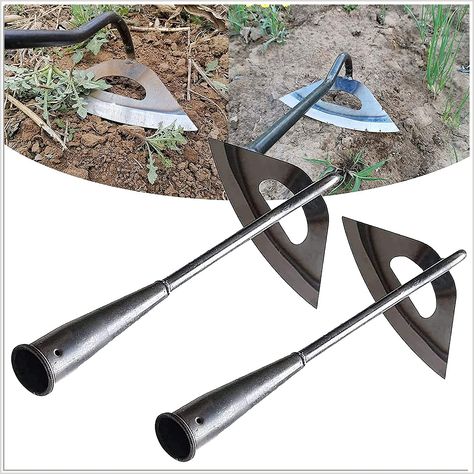 2Pcs Gardening Hand Tools Hoe, Durable All-Steel Hardened Hollow Hoe, Sharp Garden Edger Weeder,Hoe Garden Tool Hand Shovel Weed Puller Accessories for Backyard Weeding, Loosening, Farm Planting Garden Weeding Tools, Garden Edger, Weeder Tool, Lawn Tools, Video Garden, Weeding Tools, Garden Tool, Garden Hand Tools, Planting Vegetables