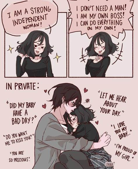 Cute Anime Couple Comics, Cute Comics Relationships Anime, Wholesome Couple Comics, Couple Comic, Cute Romantic Memes, Couple Relatable Comics, Couple Comics, Relationship Comics, Heart Touching Story