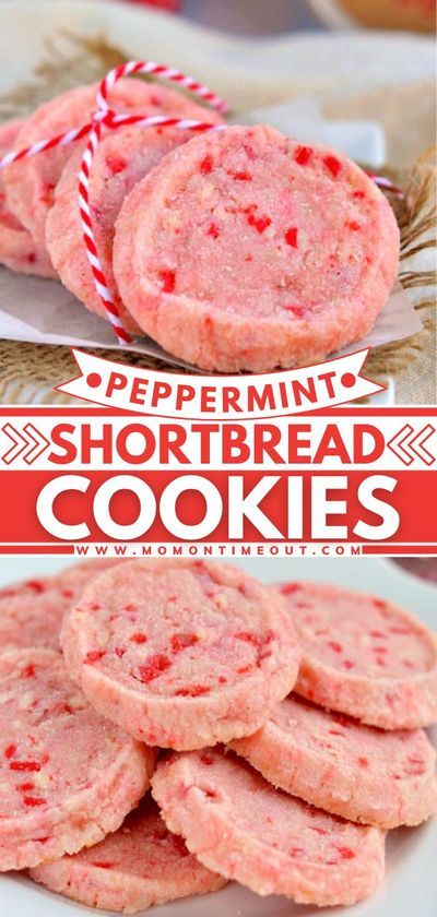 Peppermint Shortbread Cookies, Peppermint Shortbread, Cookies Christmas, Xmas Cookies, Holiday Cookie, Christmas Cooking, Pretty Christmas, Holiday Cooking, Shortbread Cookies