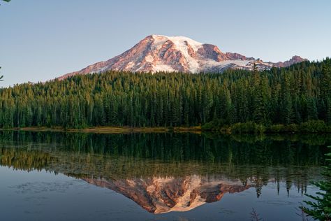 Discover serenity at Reflection Lakes, where Mt. Rainier mirrors its majesty in crystal waters. 🍂 Dive into the beauty of October 2024! 🌲 Click to explore more! #ReflectionLakes #MtRainier Mt Rainier National Park, Windows Wallpaper, Rainier National Park, Mt Rainier, Nature Wallpapers, Yosemite Valley, Laptop Wallpaper, Nature Wallpaper, Beautiful Wallpapers