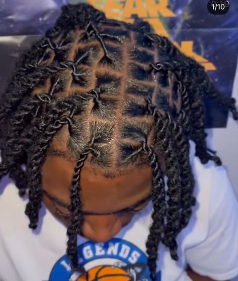 Loc 2 Strand Twist Styles Men, Starter Locs Two Strand Twist Men, 2 Strand Twist Locs Men, Black Male Twist Hairstyles, Two Strand Rope Twist Men, Two Strand Twist Men Dreads Styles, Two Strand Twist Hairstyles Men, Two Strand Twist Men Dreads, Two Strand Twist Natural Hair Men