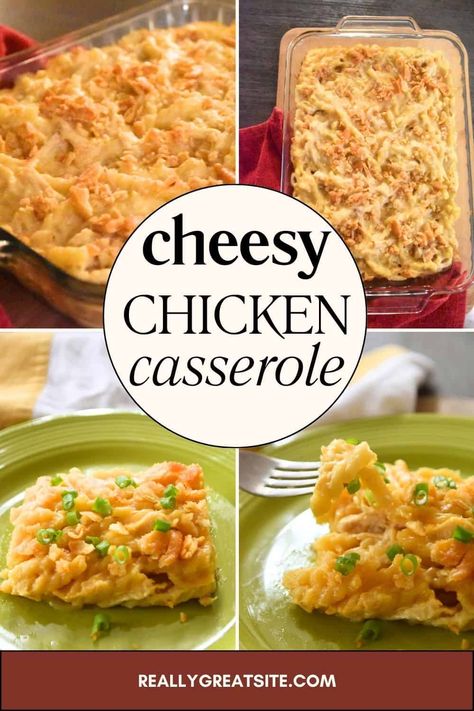 Chicken And Cheese Casserole, Cheesy Chicken Bake, Quick Supper Meals, Cheesey Chicken, Best Chicken Dishes, Cheesy Chicken Casserole, Cheesy Chicken Pasta, Chicken Recipes Easy Quick, Chicken And Pasta