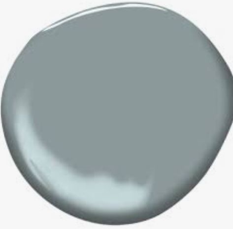 Benjamin Moore Cloudy Sky 2122-30 paint color swatch - try this blue-gray for a sophisticated, strong and rich look. #cloudysky #benjaminmoorecloudysky Benjamin Moore Cloudy Sky, Behr Blue, Grey Painted Kitchen, Paint Color Swatches, Benjamin Moore Blue, Blue Paint Color, Blue Gray Paint Colors, Blue Gray Paint, New Paint Colors