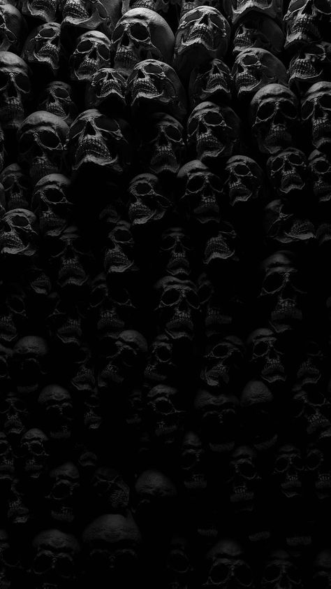 Skull Wallpaper Iphone Dark, Skull Wallpaper Iphone, Aesthetic Lockscreen Wallpaper, Black Skulls Wallpaper, Scary Backgrounds, Scary Skull, Amoled Wallpapers, Scary Wallpaper, Goth Wallpaper