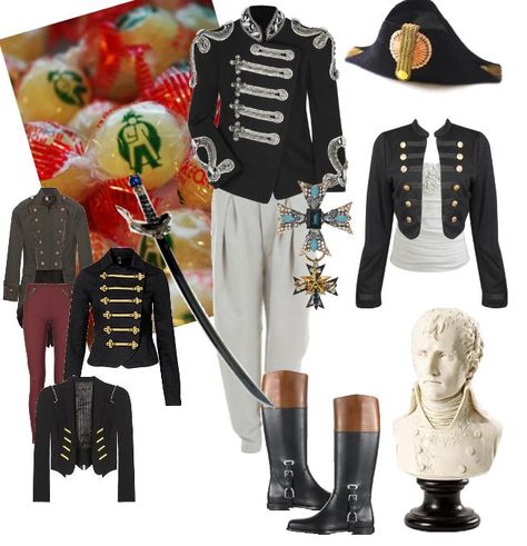 napoleon costume ideas Pedro And Napoleon Costumes, Napoleon Costume, Napoleonic Italian Uniform, Steampunk Images, French Dragoons Napoleonic, Napoleon Solo, Napoleonic Uniforms, Napoleon Bonaparte, Creative Valentines