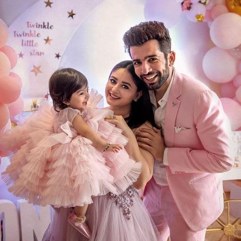 Deleted Tweets, Jay Bhanushali, 1st Birthday Girl Dress, Mommy Daughter Dresses, Mom Daughter Matching Dresses, Couple With Baby, Baby Birthday Photoshoot, Mom Daughter Outfits, Mom Dad Baby