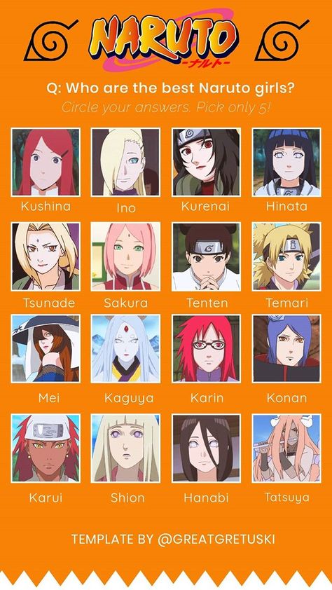 Anime Opinions, Girl Character Names, Naruto Names, Naruto Friends, Cartoon Naruto, Naruto Design, Boruto Sasuke, Anime Character Names, Naruto 1