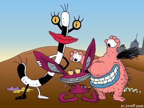 Aaahh Real Monsters! Ahh Real Monsters, Rocket Power, Nickelodeon 90s, 90s Memories, Real Monsters, Nickelodeon Cartoons, 90s Cartoons, 90s Cartoon, 90s Childhood