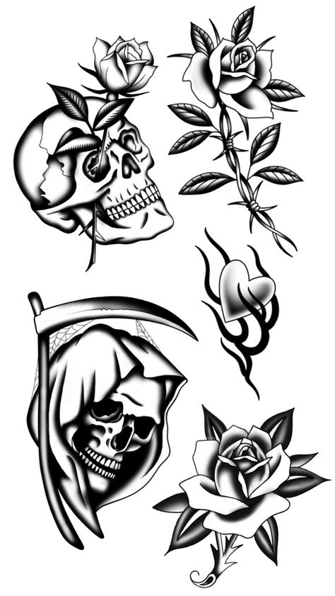 Black And Grey Traditional Tattoo Ideas, Tattoo Flash For Men, Neo Traditional Tattoo Design Black And Grey, Flash Tattoo Designs Men, Traditional Old School Tattoo Flash, American Traditional Blackwork, Neo Traditional Tattoos Black And Grey, Traditional Tattoo Art Black And White, American Traditional Black And Grey