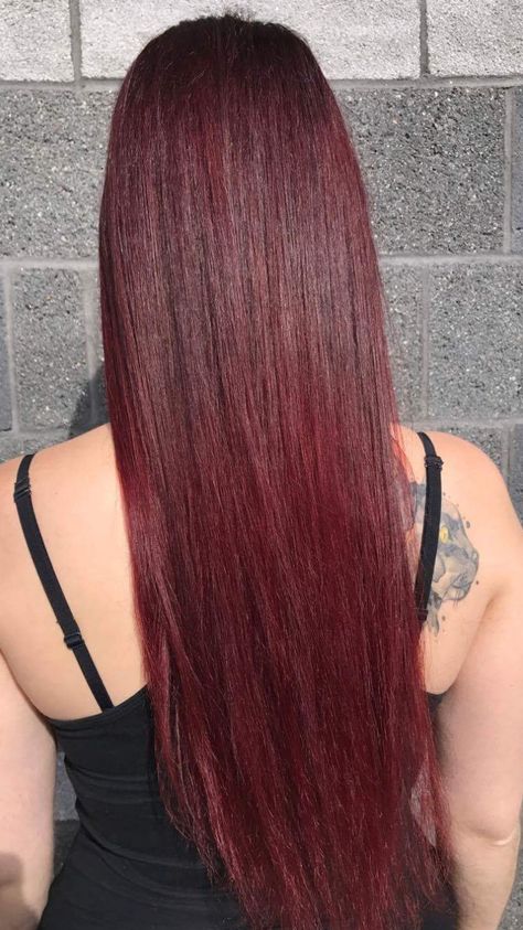 Red hair 😍 Vine Red Hair Colour, Straight Red Hair, Red Balayage Hair, Red Balayage, Red Vines, Long Red Hair, Red Hair Color, Hair Vine, Hair Colour