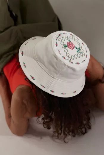 Shop Women's Accessories | Urban Outfitters Rose Bucket, Embroidered Bucket Hat, Floppy Hats, Embroidered Rose, Shop Accessories, Mens Home, Embroidered Baseball Caps, Women's Hats, Wide Brimmed Hats