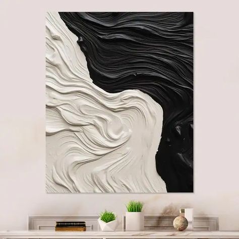 Designart "Black White Marbled Dreamscape II" Modern Geometric Printed Metal Wall Art - On Sale - Bed Bath & Beyond - 38157002 Wal Art, Gallery Ideas, Acrylic Wall Decor, Accent Wall Decor, Sculpture Painting, Acrylic Panels, Acrylic Wall Art, White Wall, Abstract Acrylic