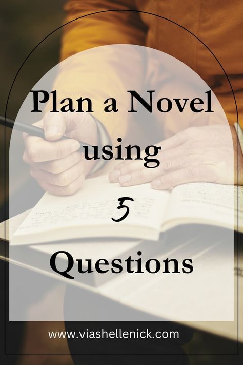 You can create an outline to write a novel starting from just 5 simple questions. Yes, you read that right, 5. These questions will help you understand who your hero is and what you need to brainstorm to get your story where you want it. If you are looking for writing tips to write your a novel, start here! How To Write A Story Step By Step, Ideas For Novels, How To Start A Novel, How To Write A Novel, How To Write A Book For Beginners, Write Novel, Writing A Novel Tips, Novel Writing Outline, Writing A Book Outline