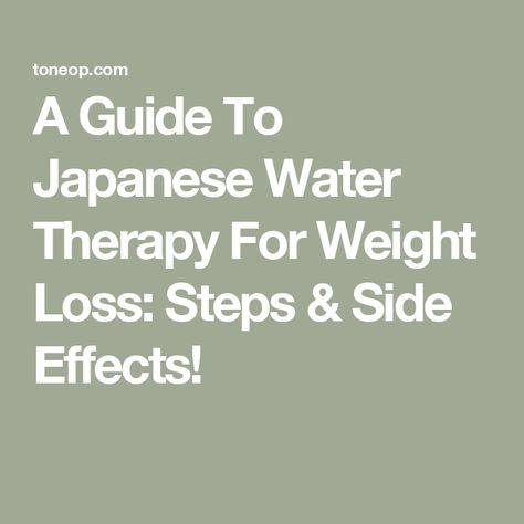 A Guide To Japanese Water Therapy For Weight Loss: Steps & Side Effects! Japanese Ideal Weight Chart, Japanese Water Therapy, Japanese Water Recipe, Warm Water Benefits, Ideal Weight Chart, Morning Water, Lose Water Weight, Water Therapy, Drinking Hot Water