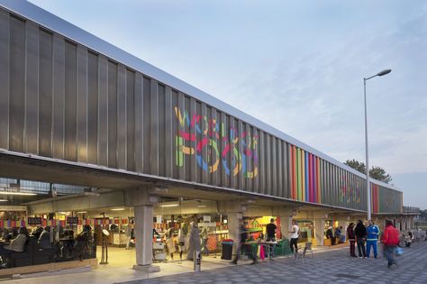 World of Food / Harvey Otten / Amsterdam, the Netherlands High Rise Apartments, Food Hub, Old Garage, Container Architecture, Best Architects, Kumamoto, Row House, Luz Natural, Site Plan