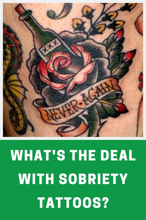 Sobriety or staying sober is the major part of life for the former drinker and something to be extremely proud of, but do we need to permanently ink sobriety tattoos onto ourselves as a reminder of bad times & accountability, the best thing you ever did and/or, even better things to come? #soberlife #sobriety #sober Alcoholic Recovery Tattoos, Aa Tattoos Recovery, Soberity Tattoos Recovery, Soberity Tattoo, Recovery Tattoos, Aa Tattoos, Remembrance Sunday, Better Things, Honey Blonde