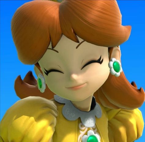 Daisy Pfps Mario, Daisy Icon Mario, Princess Daisy Aesthetic, Princess Daisy Pfp, Daisy Mario Bros, Super Mario Princess Daisy, Daisy Pfp, Rosalina Icon, Nintendo Pfp