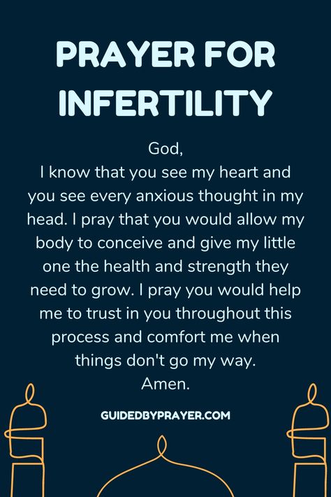 Infertile Prayer, Ivf Prayer, Fertility Prayers, Prayer To Get Pregnant, Positive Pregnancy Quotes, Prayer For Daughter, Fertility Prayer, Pregnancy Prayer, Prayer For Baby