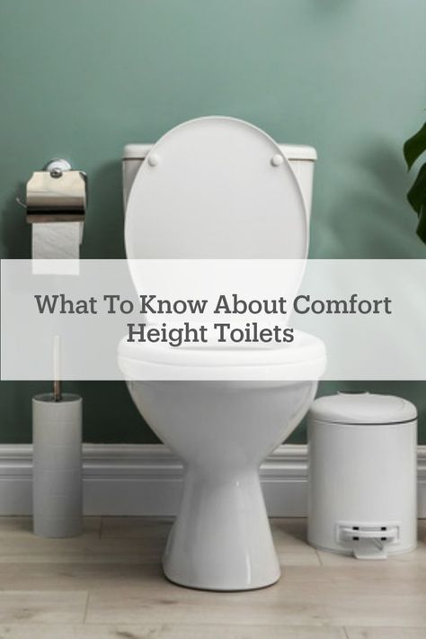 Comfort height toilets will make doing your business effortless! #HomeReno Comfort Height Toilet, Tall Toilets, Home Reno, Toilets, Bathroom Renovation, Bathroom Fixtures, Bathroom Remodel, Home Buying, Feng Shui