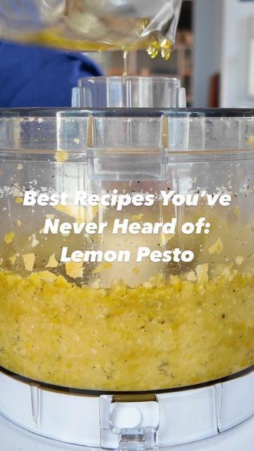 Lemon Peel Pesto, Lemon Pesto Trader Joes, Lemon Pesto Pasta, Charred Lemon, Alpha Gal, Lemon Pesto, Amalfi Italy, Milk Street, Homemade Condiments