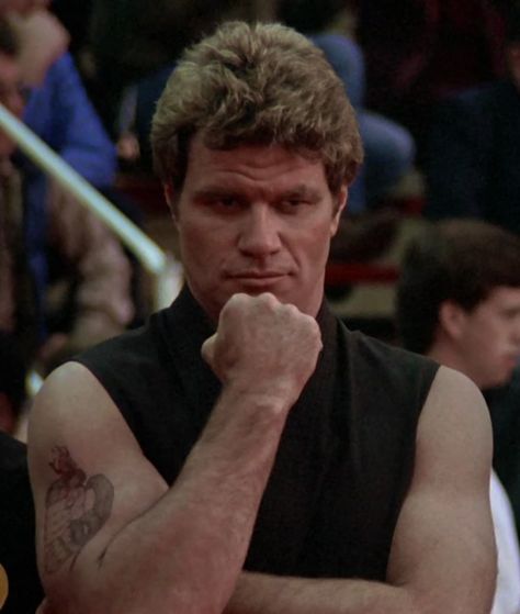 428 Likes, 9 Comments - The Eighties Guy (@back280s) on Instagram: “#martinkove #johnkreese #karatekid #CobraKai” John Kreese, Retro Movies, The Karate Kid 1984, The Karate Kid, The Eighties, Miyagi, Karate Kid, Film Posters, Karate