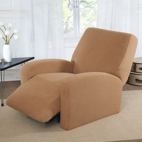 Madison Mason Large Recliner Slipcover, Lt Beige Slipcover Bed, Oversized Couch, Patterned Furniture, Recliner Chair Covers, Modern Recliner, Recliner Cover, Recliner Slipcover, Loveseat Slipcovers, Armchair Slipcover