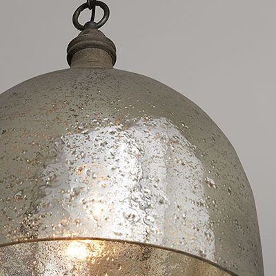 15" 1-Light Stone Seeded Mercury Glass Pendant | Capital Lighting Fixture Company Seeded Glass Pendant, Capital Lighting Fixture, Dark Pewter, Barn Kitchen, Large Pendant Lighting, Capital Lighting, Island Pendant Lights, Dome Lighting, Mirror Interior