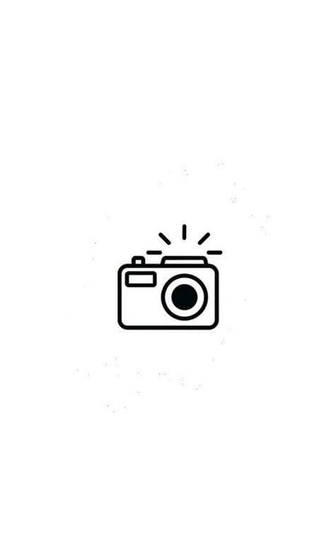 Instagram Story Highlight Icons Camera Icon, Highlights, Black And White, White, Instagram, Black