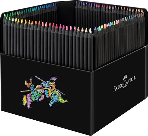 Faber-Castell Black Edition 116411 Colouring Pencils, Pack of 100, Shatterproof, for Children and Adults : Amazon.ca: Office Products Lapis Faber Castell, Faber Castell Pencil, Art Supplies List, Business Pens, Exercise Book, Stationery Organization, Pencil Writing, Coloured Pencils, Writing Supplies