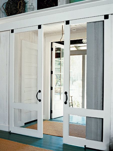 Sliding Walls, Sliding Screen Doors, Screen Doors, Casa Exterior, Home Upgrades, Screen Door, Style At Home, Interior Doors, Glass Doors